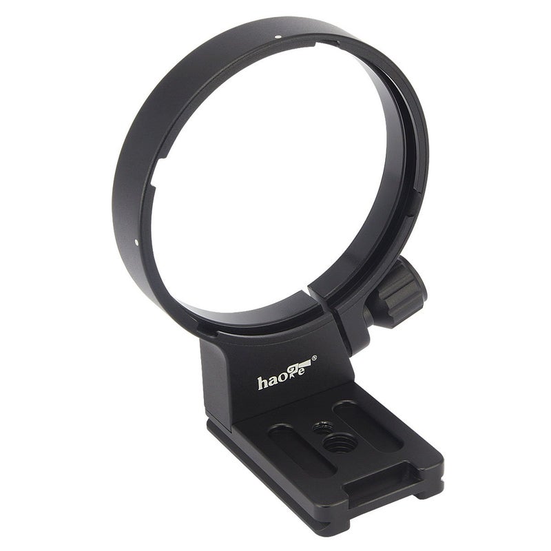Haoge LMR-N843 Lens Collar Replacement Foot Tripod Mount Ring for Nikon AF 80-400mm f/4.5-5.6D ED VR and Nikon AF-S NIKKOR 300mm F/4D IF-ED Lens Built-in Arca Type Camera Quick Release Plate - Image 2